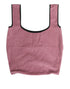 Dolce & Gabbana Pink Cotton Velvet DG MILANO Shoulder Shopping Borse Bag